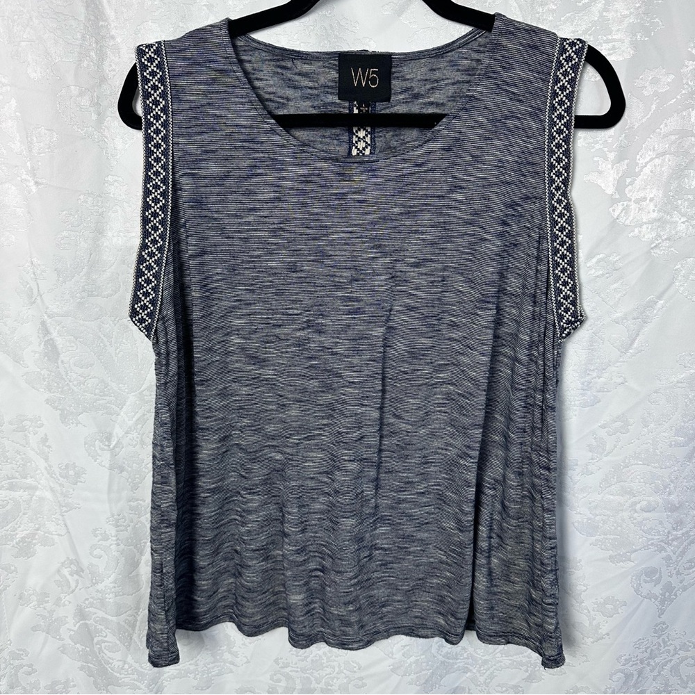 W5 Women's Gray‎ Sleeveless Top